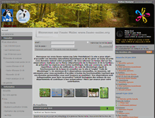 Tablet Screenshot of faune-maine.org